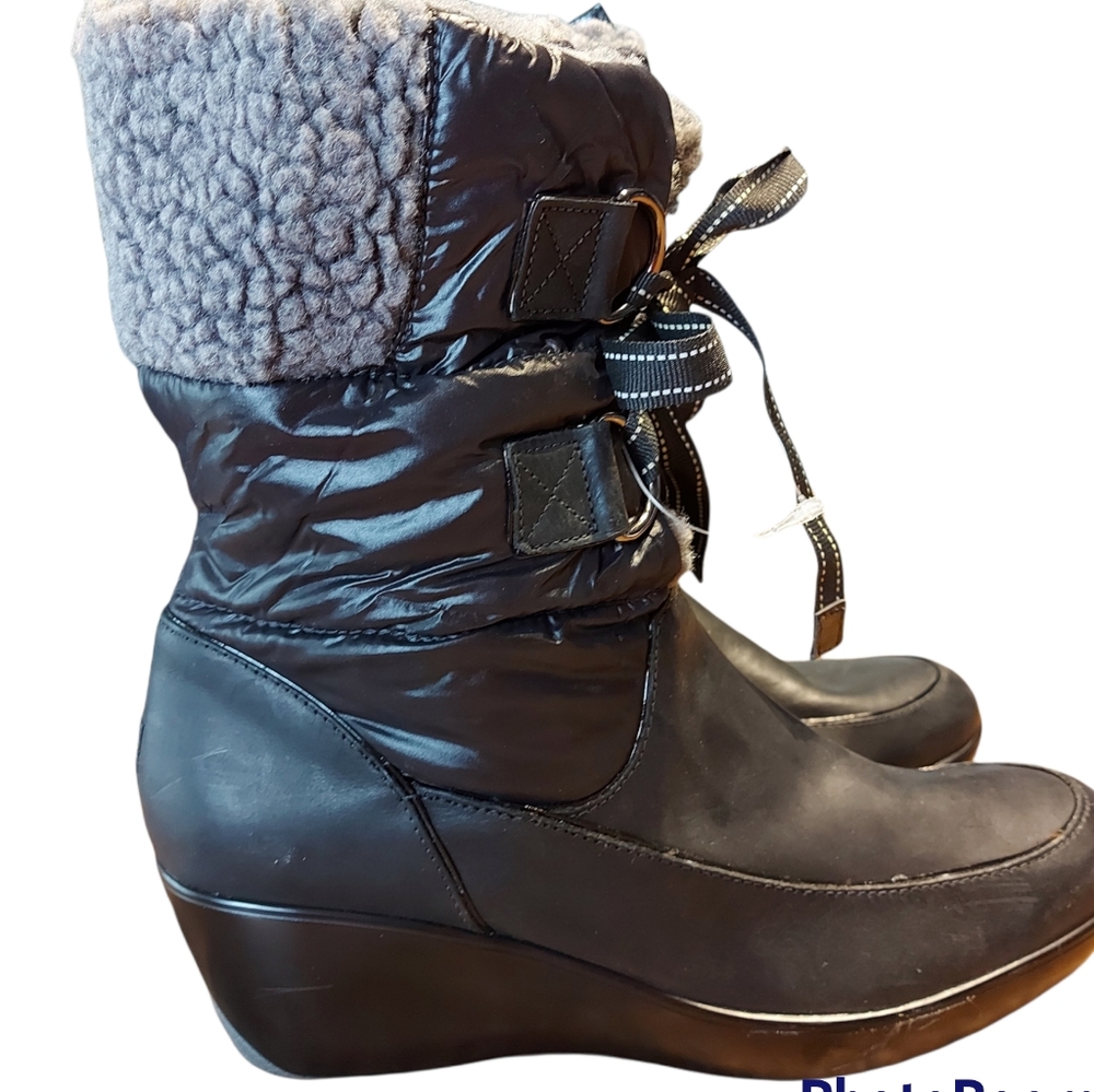 Sperry Topsider Snug Harbour Wedge Winter & Rain Waterproof leather boots